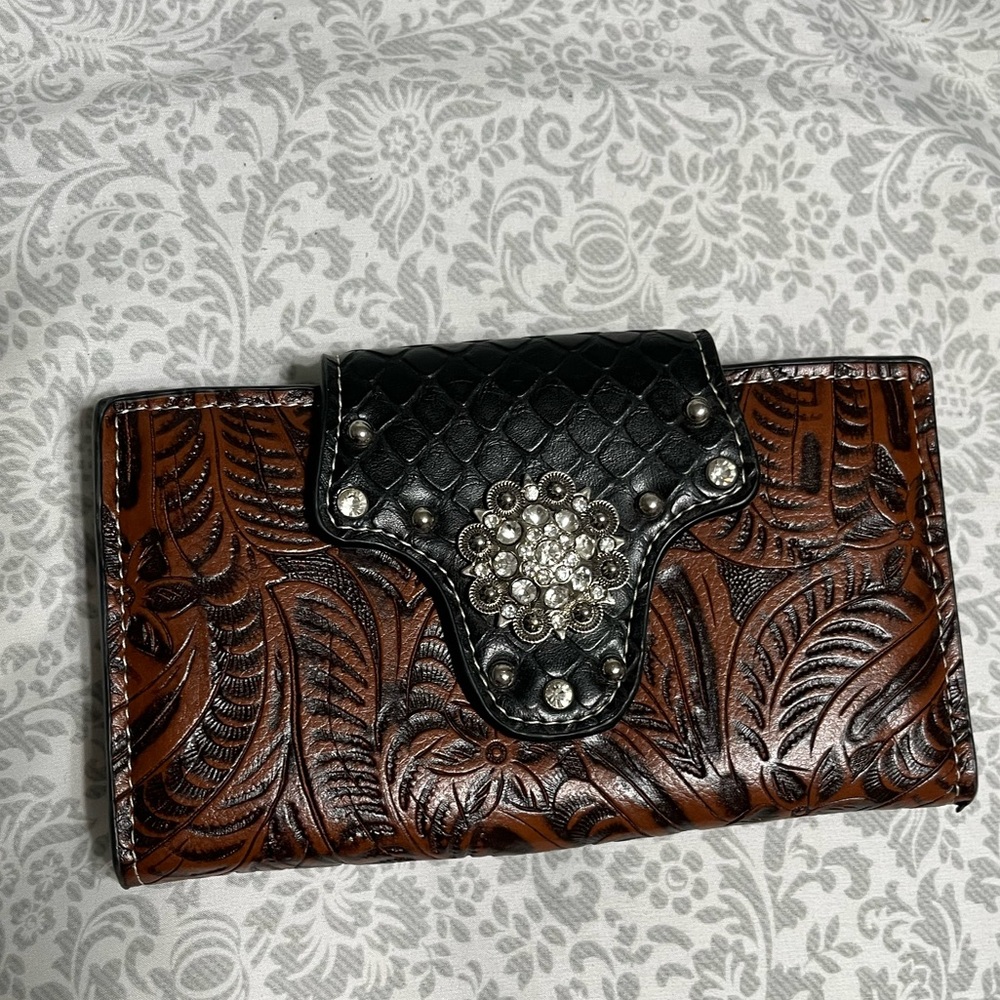 Leather Western Wallet